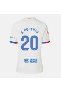 Fotbalové Dres Barcelona Sergi Roberto #20 Dámské Venkovní Oblečení 2023-24 Krátký Rukáv